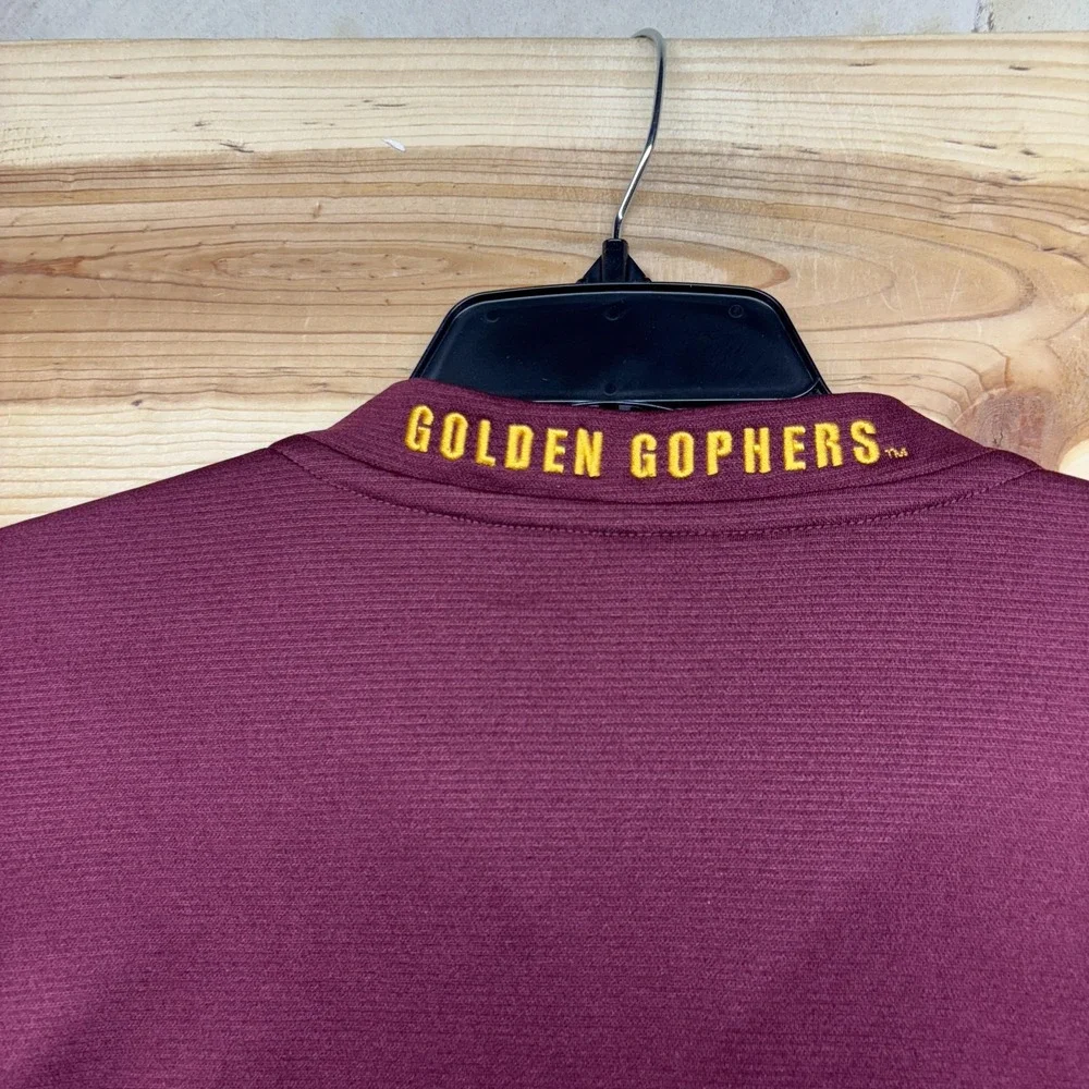 Minnesota Golden Gophers Sweatshirt Mens Medium Red‎ Nike Dri Fit Team Issue